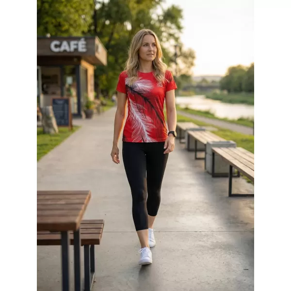 Ženska premium funkcionalna majica ALTISPORT VOJ/ALW001TR01 CRVENA 