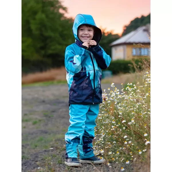  Bebe softshell hlače WAMU DRAGON FANTASY PLAVI 