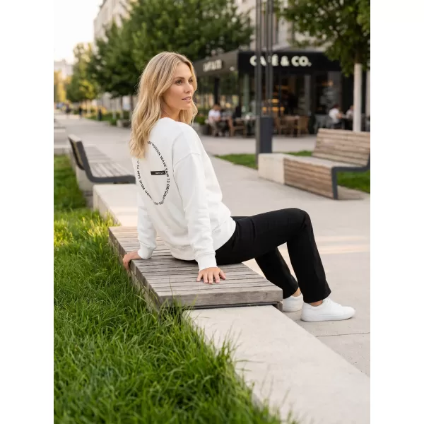  Ženski sweatshirt SAM 73 AMBER WM 778 PRLJAVO BIJELO 