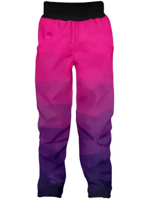 Bebe softshell hlače WAMU MOZAIKA LJUBIČASTA