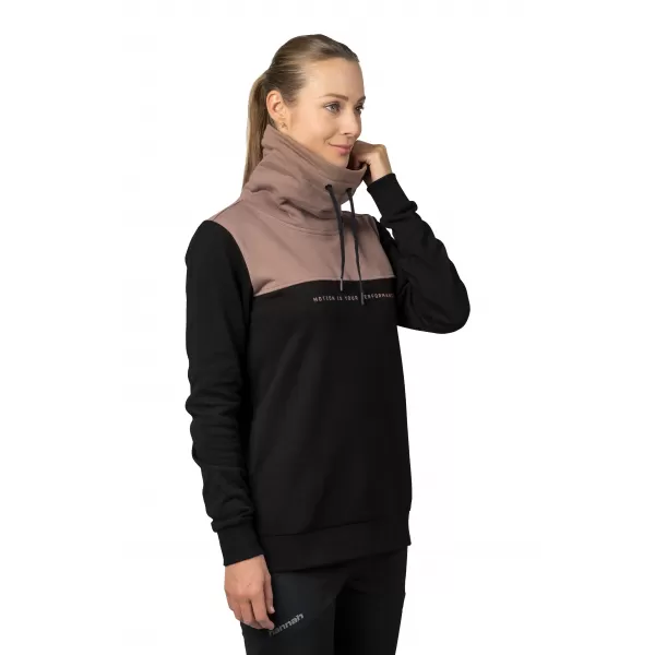  Ženski sweatshirt HANNAH SIBELE ANTRACIT/COCA MOCHA 