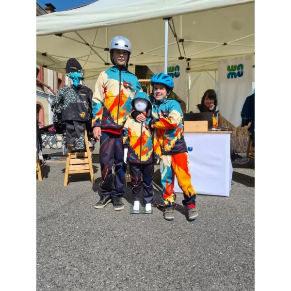  Bebe softshell hlače WAMU MOUNTAIN BIKE TMAVÁ OBOJENI 