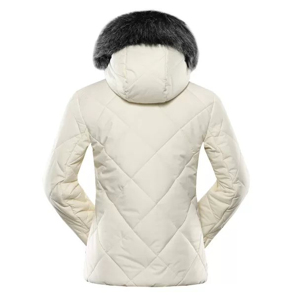  Ženska jakna ALPINE PRO LODERA LJCB593 BIJELA 