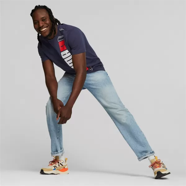  Muška majica kratkih rukava PUMA ESS+ LOGO LAB TEE 675916-06 PLAVA 