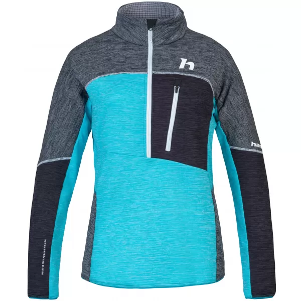  Ženski sweatshirt HANNAH MEDA HZ SVIJETLOSIVA/ANTRACIT MEL 