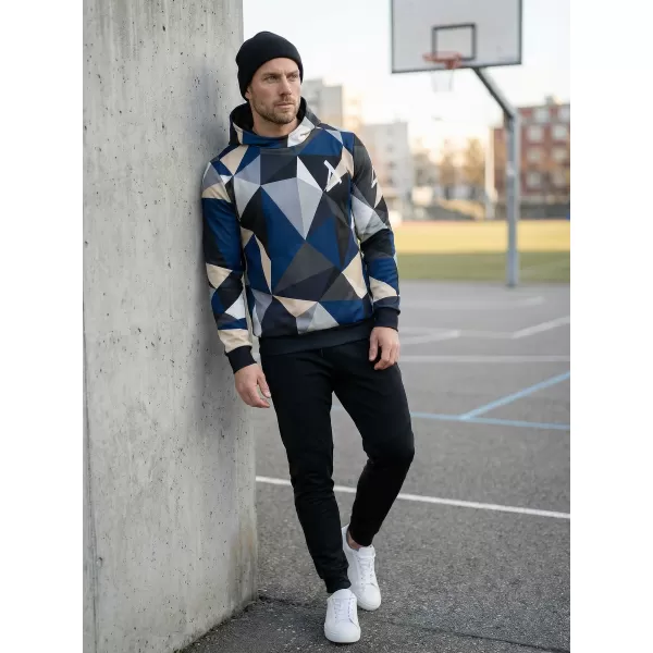  Muška vrhunska majica ALTISPORT VOJ/ALM007MI01 TAMNOPLAVA/SMEĐA 