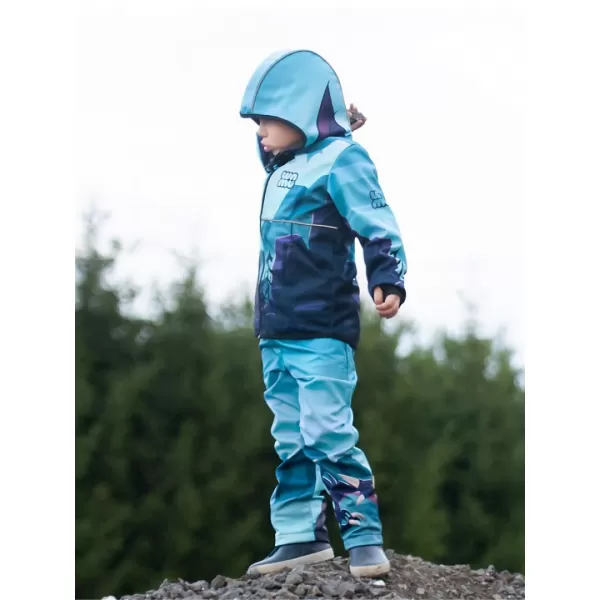  Bebe softshell hlače WAMU DRAGON FANTASY PLAVI 