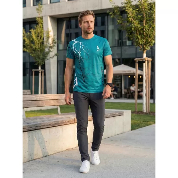  Premium muška majica ALTISPORT VOJ/ALM004TR01 KEROZIN/BIJELI 