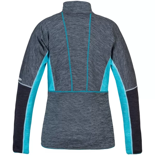  Ženski sweatshirt HANNAH MEDA HZ SVIJETLOSIVA/ANTRACIT MEL 