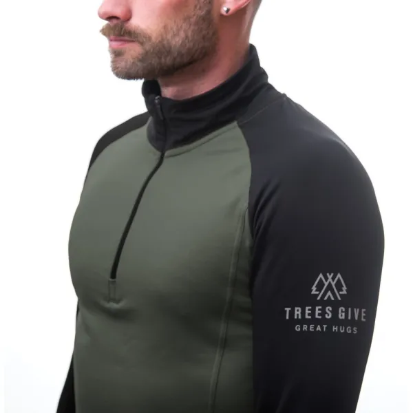  Muška termo majica SENSOR COOLMAX THERMO OLIVE GREEN/BLACK 