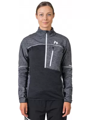 Ženski sweatshirt HANNAH MEDA HZ SVIJETLO SIVA MEL (BIJELA)