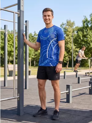 Premium muška majica ALTISPORT VOJ/ALM003TR01 KRALJEVSKI PLAVA