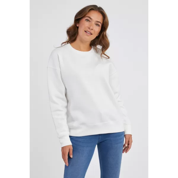  Ženski sweatshirt SAM 73 AMBER WM 778 PRLJAVO BIJELO 