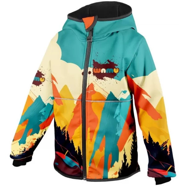  Dječja softshell jakna WAMU MOUNTAIN BIKE OBOJENI 