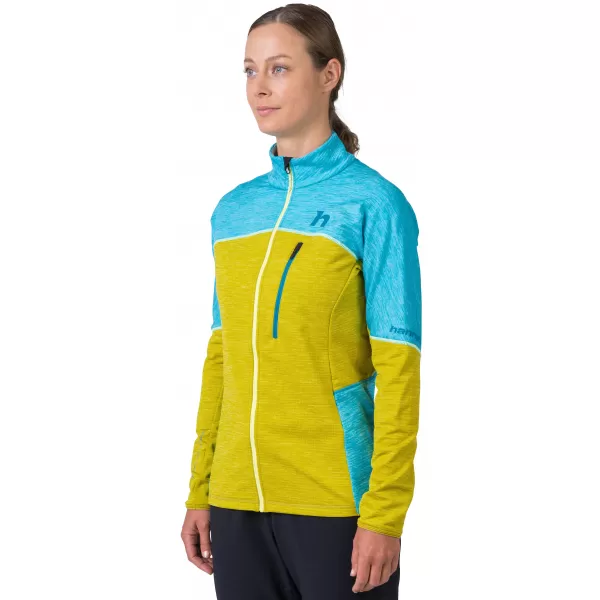  Ženski sweatshirt HANNAH MEDA ČISTA VODA/CITRONELLE MEL 