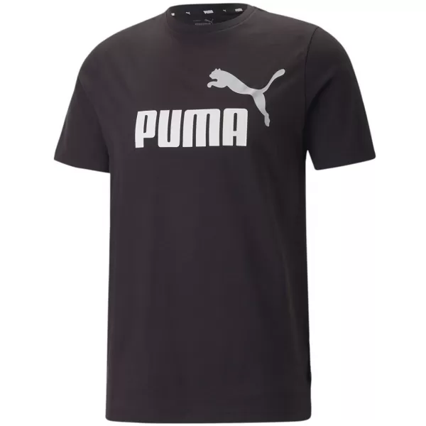  Muška majica kratkih rukava PUMA ESS+ 2 COL LOGO TEE 586759-61 CRNA 