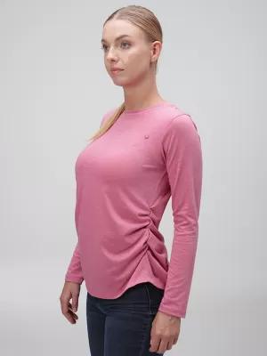 Ženska majica kratkih rukava LOAP BAXANA CLW23146 RUŽIČASTA