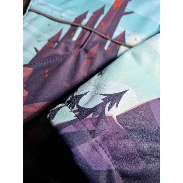  Dječja softshell jakna WAMU DRAGON FANTASY PLAVI 