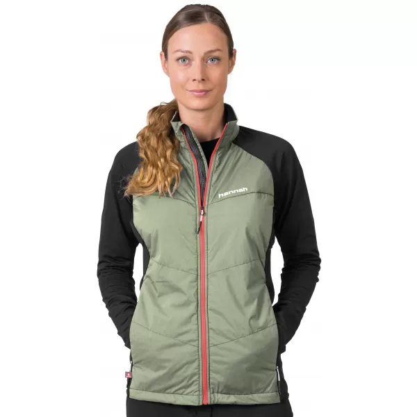  Ženski sweatshirt HANNAH MAKANA SPALJENA MASLINA/ANTRACIT 