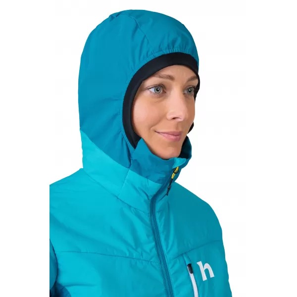  Ženska jakna HANNAH NAVA HOODY SCUBA PLAVA/EMAJL PLAVA 