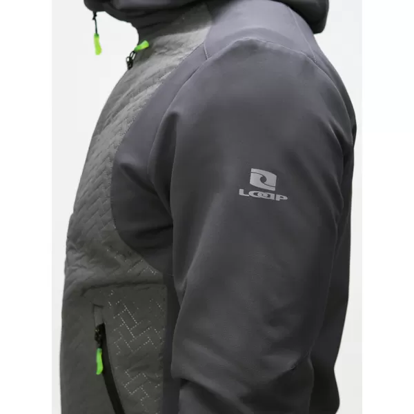  Muška softshell jakna LOAP URELON OLM2312 TAMNOSIVA 