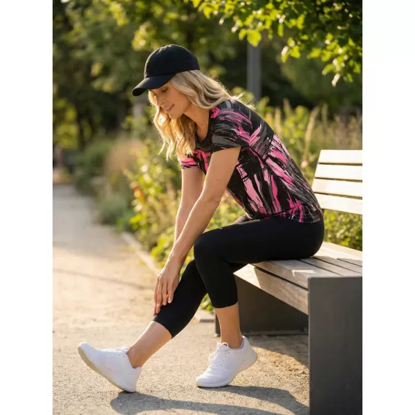  Ženska premium funkcionalna majica ALTISPORT VOJ/ALW010TR01 CRNO/SVIJETLO RUŽIČASTO 