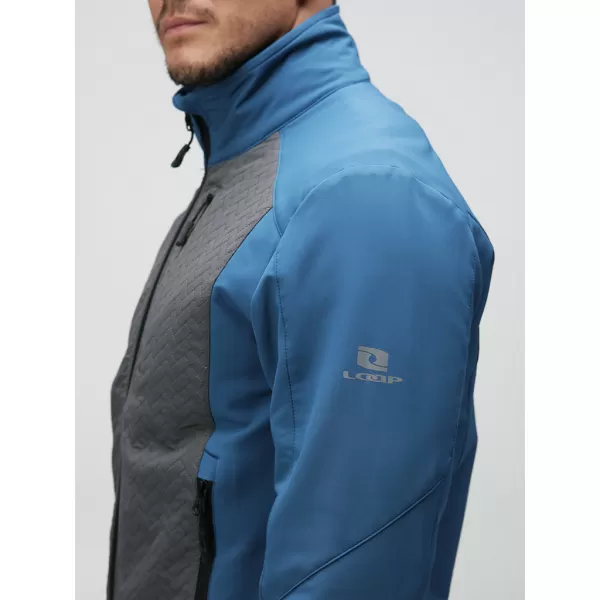 Muška softshell jakna LOAP URVAL OLM2313 TAMNOPLAVA 