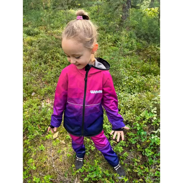  Bebe softshell hlače WAMU MOZAIKA LJUBIČASTA 