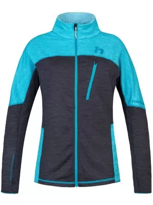 Ženski sweatshirt HANNAH MEDA ČISTA VODA/ANTRACIT MEL