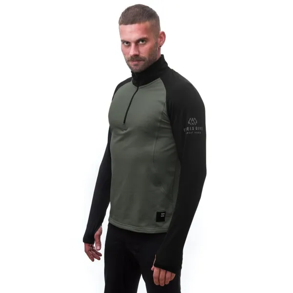  Muška termo majica SENSOR COOLMAX THERMO OLIVE GREEN/BLACK 