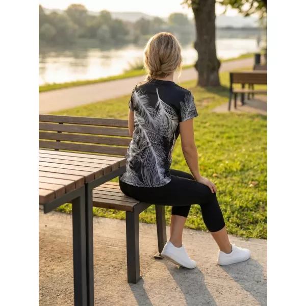  Ženska premium funkcionalna majica ALTISPORT VOJ/ALW001TR01 CRNO SIVA 