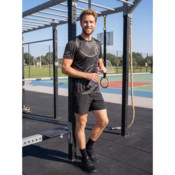  Premium muška majica ALTISPORT VOJ/ALM003TR01 CRNA SMEĐA 