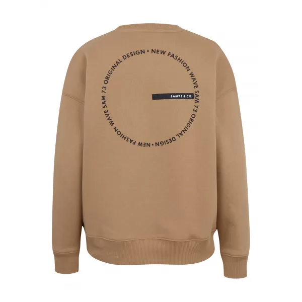  Ženski sweatshirt SAM 73 AMBER WM 778 ZLATNI 