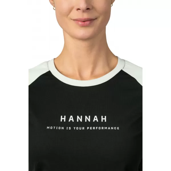  Ženska majica s dugim rukavima HANNAH PRIM ANTRACIT/PLAVA ZORE 