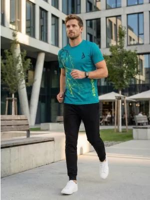 Premium muška majica ALTISPORT VOJ/ALM004TR01 KEROZIN/ŽUTA
