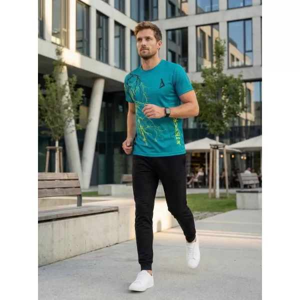  Premium muška majica ALTISPORT VOJ/ALM004TR01 KEROZIN/ŽUTA 