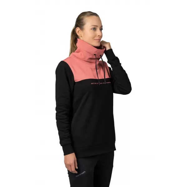 Ženski sweatshirt HANNAH SIBELE ANTRACIT/UVELA RUŽA 