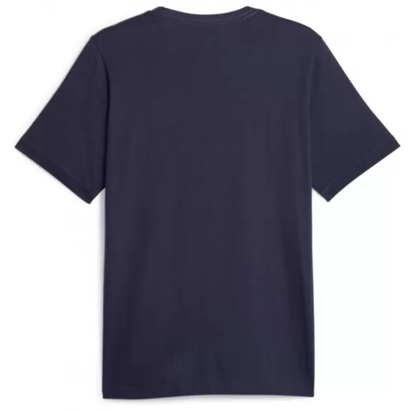  Muška majica kratkih rukava PUMA ESS+ 2 COL LOGO TEE 586759-07 PLAVA 