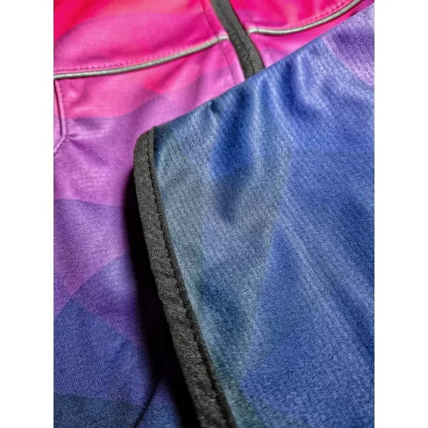  Dječja softshell jakna WAMU MOZAIKA LJUBIČASTA 