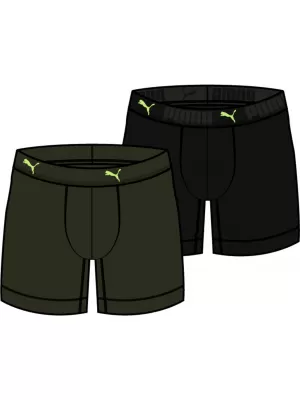 Muške bokserice PUMA SPORT COTTON BOXER 2P 935521-06 SMEĐA