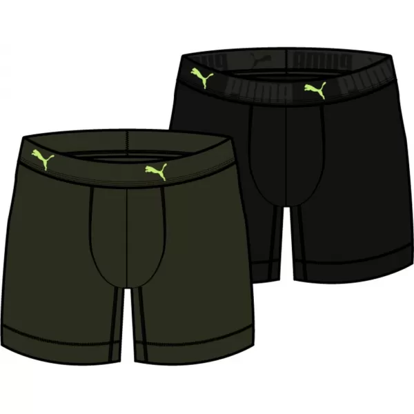  Muške bokserice PUMA SPORT COTTON BOXER 2P 935521-06 SMEĐA 