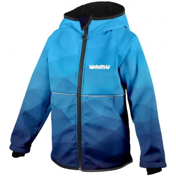  Dječja softshell jakna WAMU MOZAIKA PLAVI 