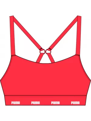 Ženski grudnjak PUMA WOMEN CROSS-BACK BRALETTE 1P 938178-03 RUŽIČASTA