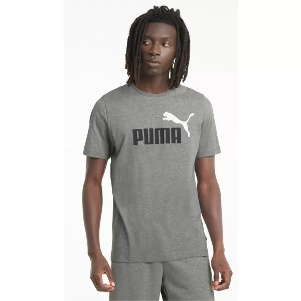  Muška majica kratkih rukava PUMA ESS+ 2 COL LOGO TEE 586759-03 SIVA 