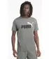 Muška majica kratkih rukava PUMA ESS+ 2 COL LOGO TEE 586759-03 SIVA