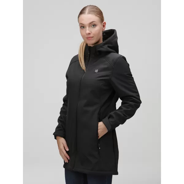  Ženska softshell jakna LOAP LUPUNA OLW2313 TAMNOSIVA 