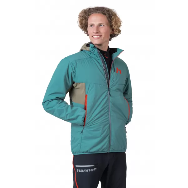  Muška jakna HANNAH KECHU HOODY ULJE PLAVO/PALJENA MASLINA 