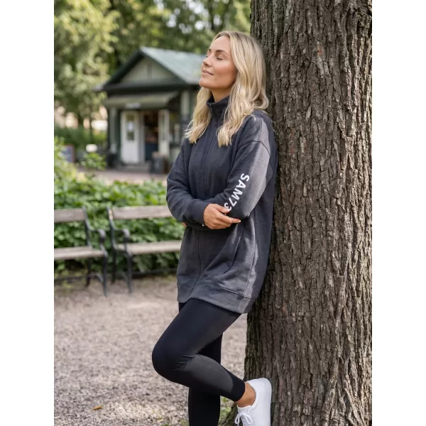  Ženska produžena majica SAM 73 ASAJJ WM 781 CRNA 