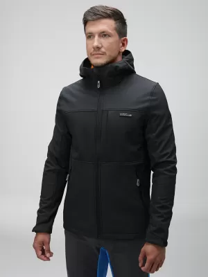 Muška softshell jakna LOAP LUPRON OLM2307 TAMNOSIVA