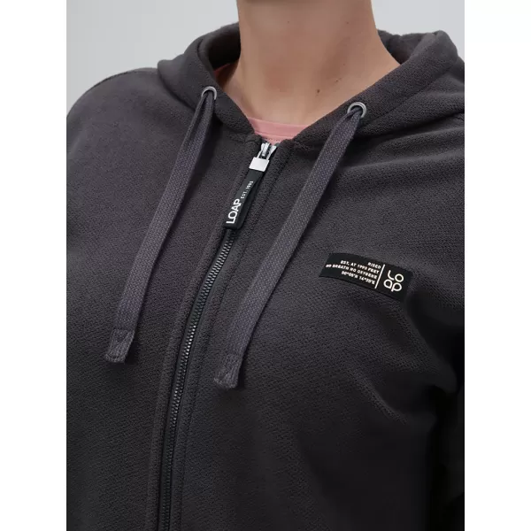  Ženski sweatshirt LOAP GERBERA OLW2334 TAMNOSIVA 